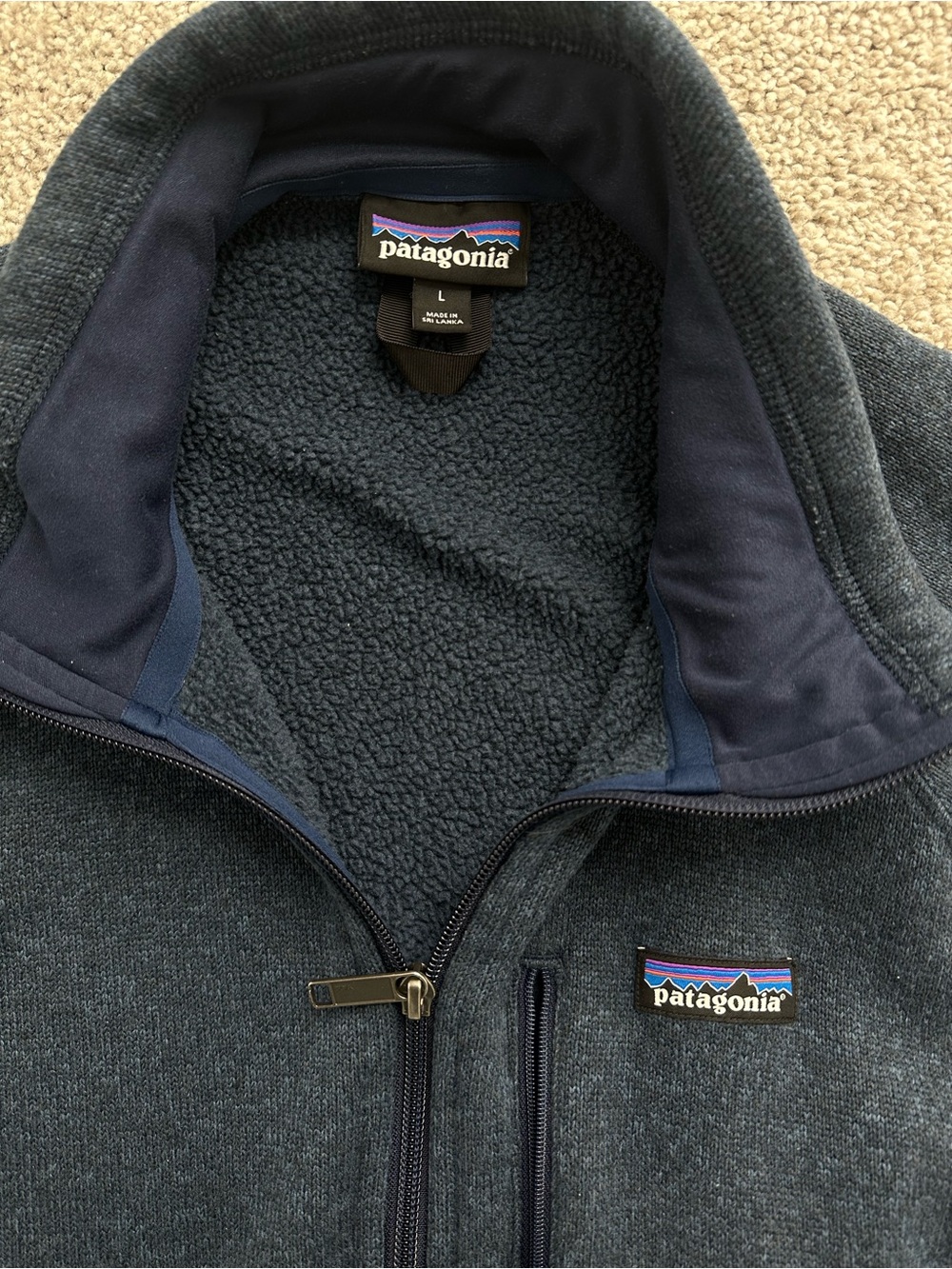 Patagonia  Navy jacket.